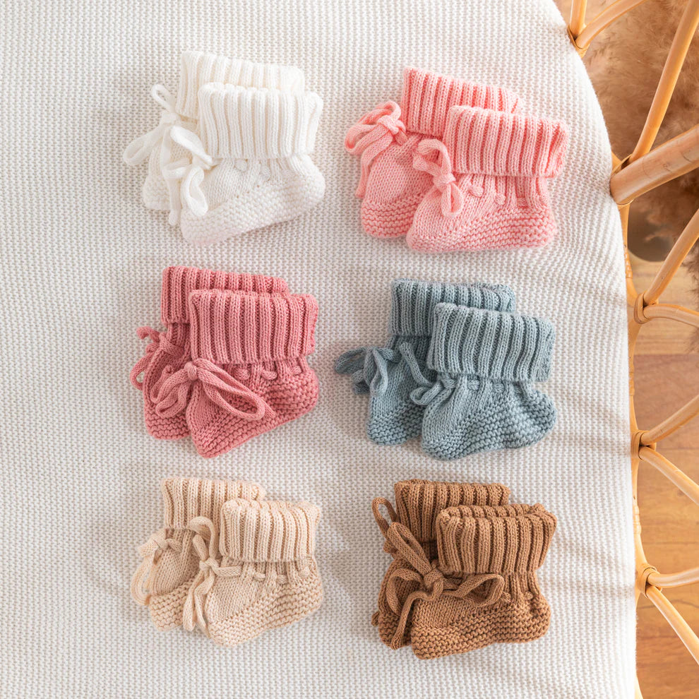 Chunky Knit Booties
