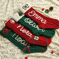Custom Name KnittedXMAS Stockings