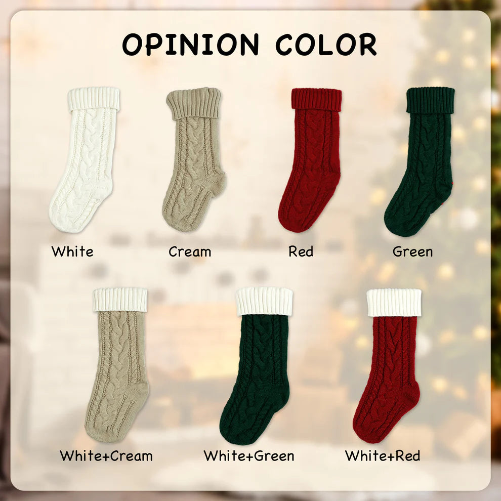 Custom Name KnittedXMAS Stockings