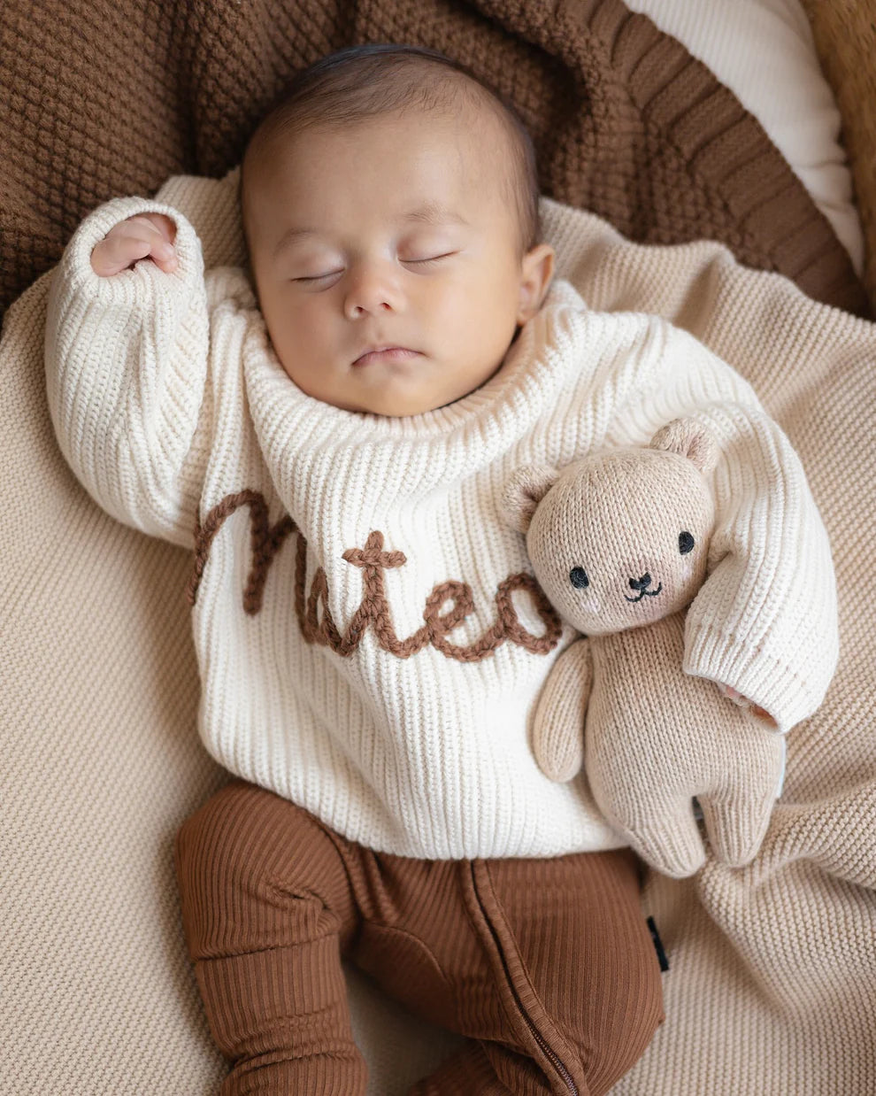 Hand-knitted custom sweaters